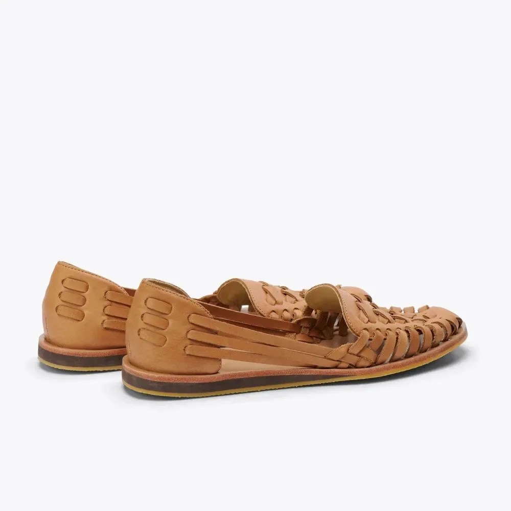 Nisolo Leather Sandal Huarache Women's Almond NWOB $138 - Picture 6 of 7